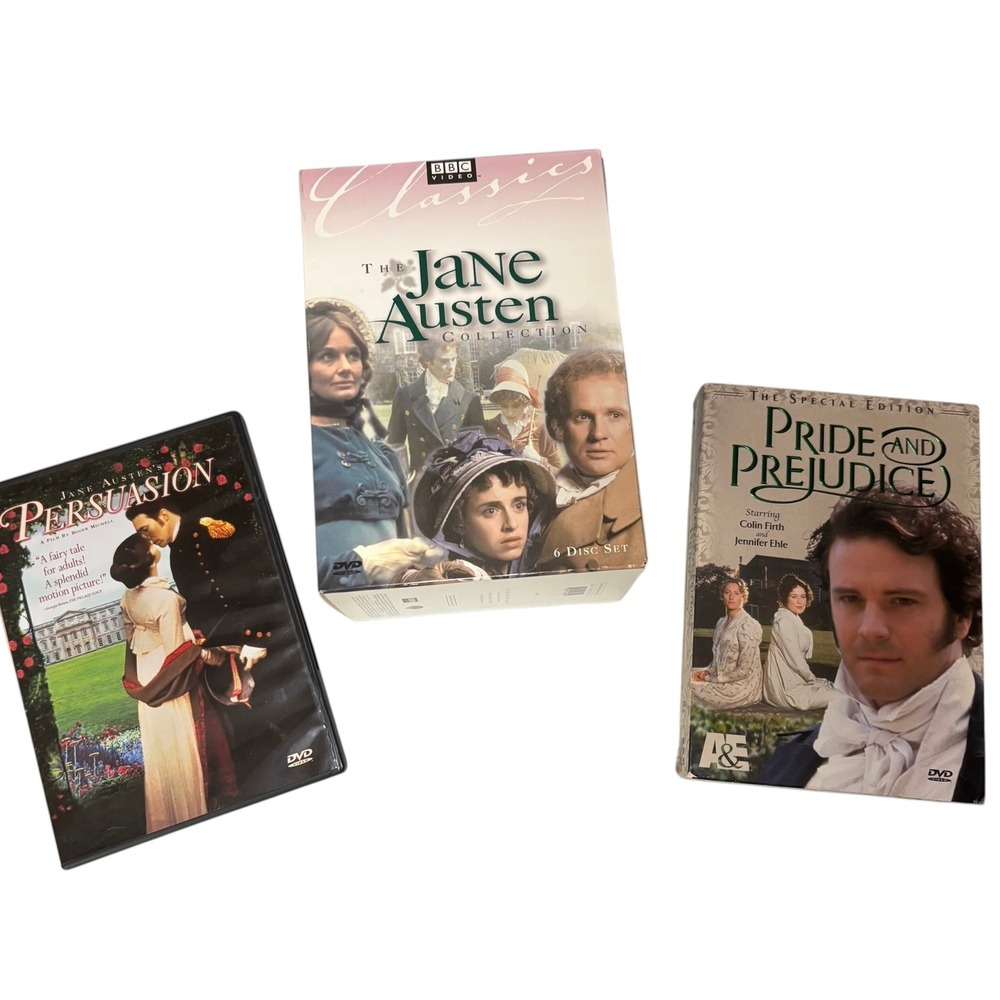 BBC The Jane Austen Collection (2004) P&P ('98)‎ & Persuasion ('95) DVD Lot